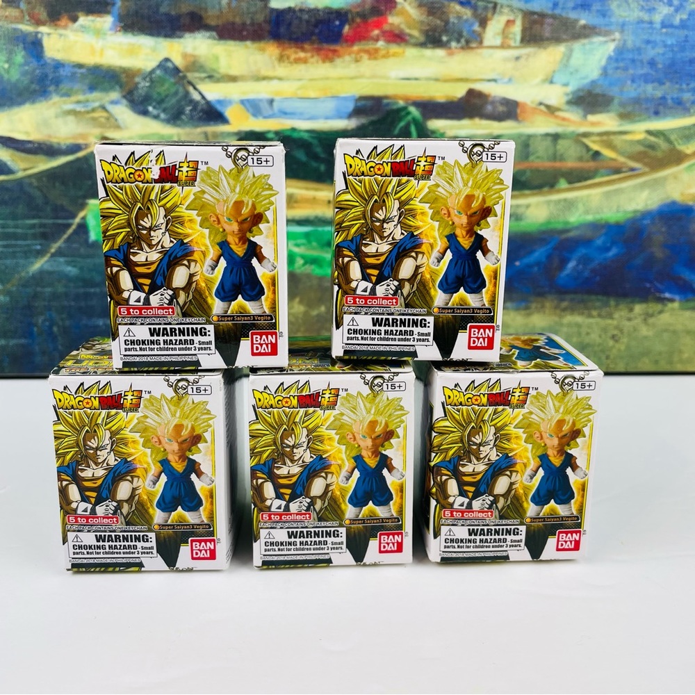 DragonBallZ Super Keychain Collectible 5pc